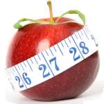 Apple with Tape Measure