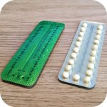 Two packs of contraceptive tablets