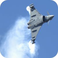 Eurofighter in flight